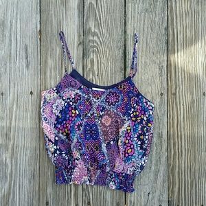 Patterned crop top